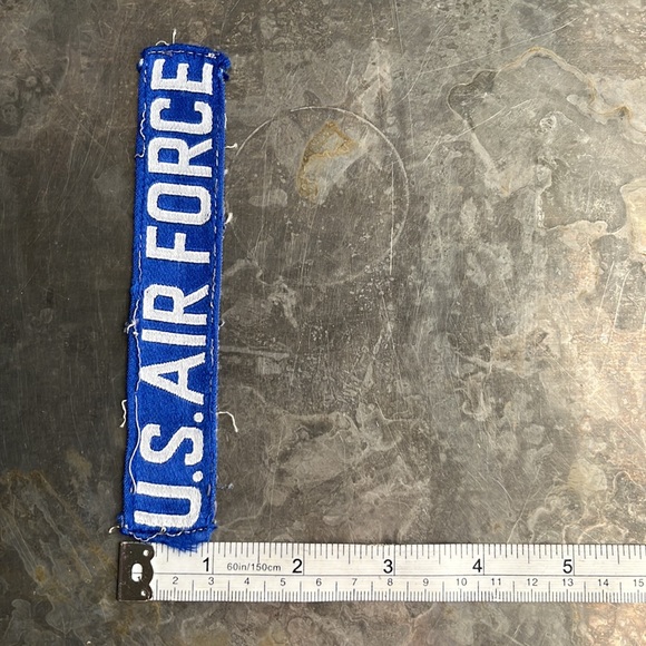 U.S. AIR FORCE blue tape patch, vintage - Picture 10 of 11
